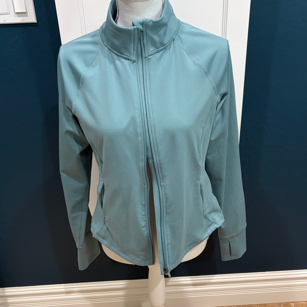 Jockey long sleeve zip front jacket